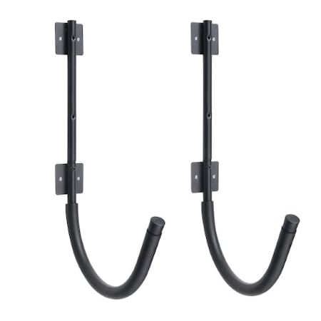 Leisure Sports Set of 2 Kayak Storage Wall Hooks, J Shaped for Canoes, Surfboards, SUP Paddle Boards 734088OFI